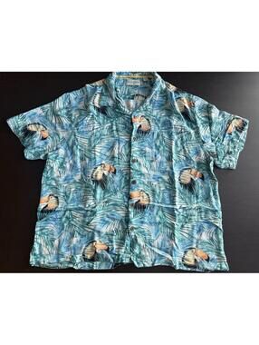 Vintage Caribean Silk’s Blend Shirt Size XL